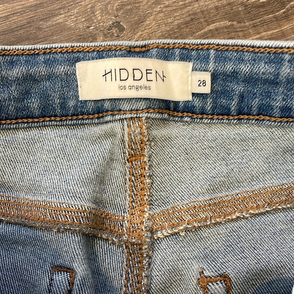 HIDDEN Blue Denim jeans size 28 - Picture 3 of 5